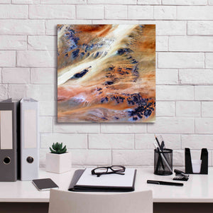 'Earth as Art: Terkezi Oasis' Canvas Wall Art,18 x 18