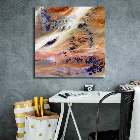 Image of 'Earth as Art: Terkezi Oasis' Canvas Wall Art,26 x 26