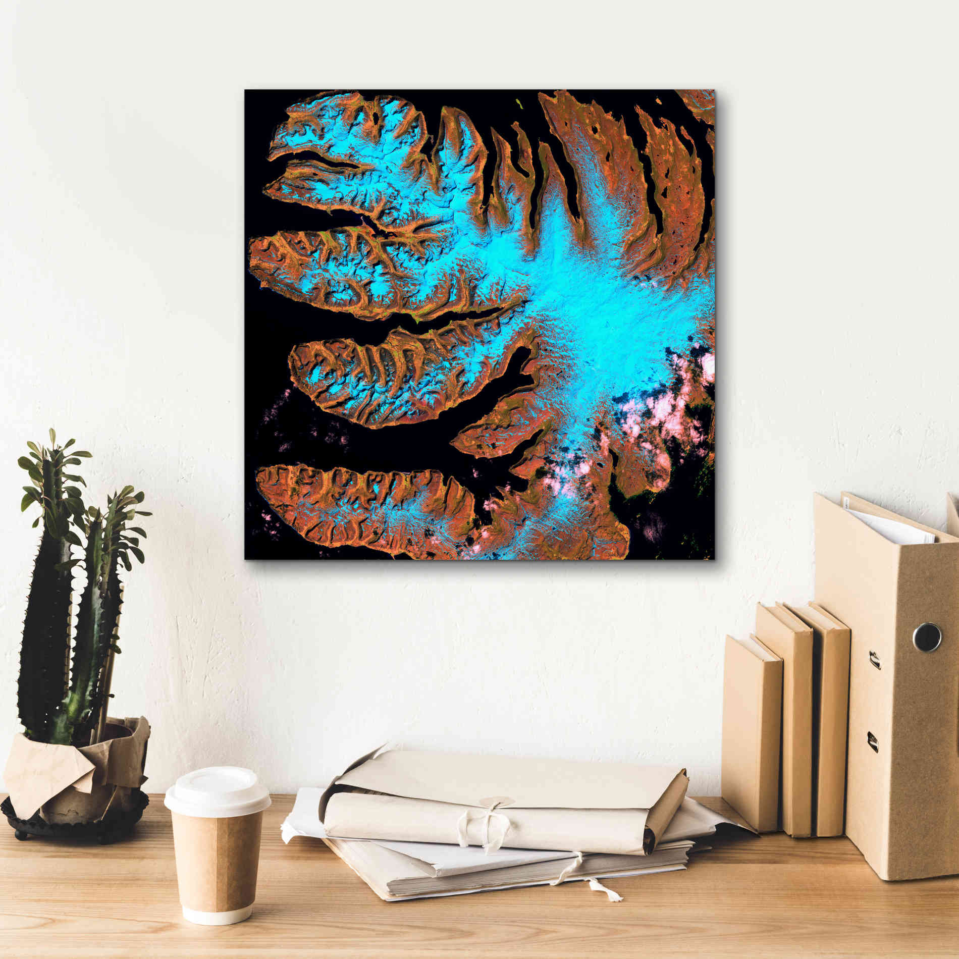 'Earth as Art: West Fjords' Canvas Wall Art,18 x 18