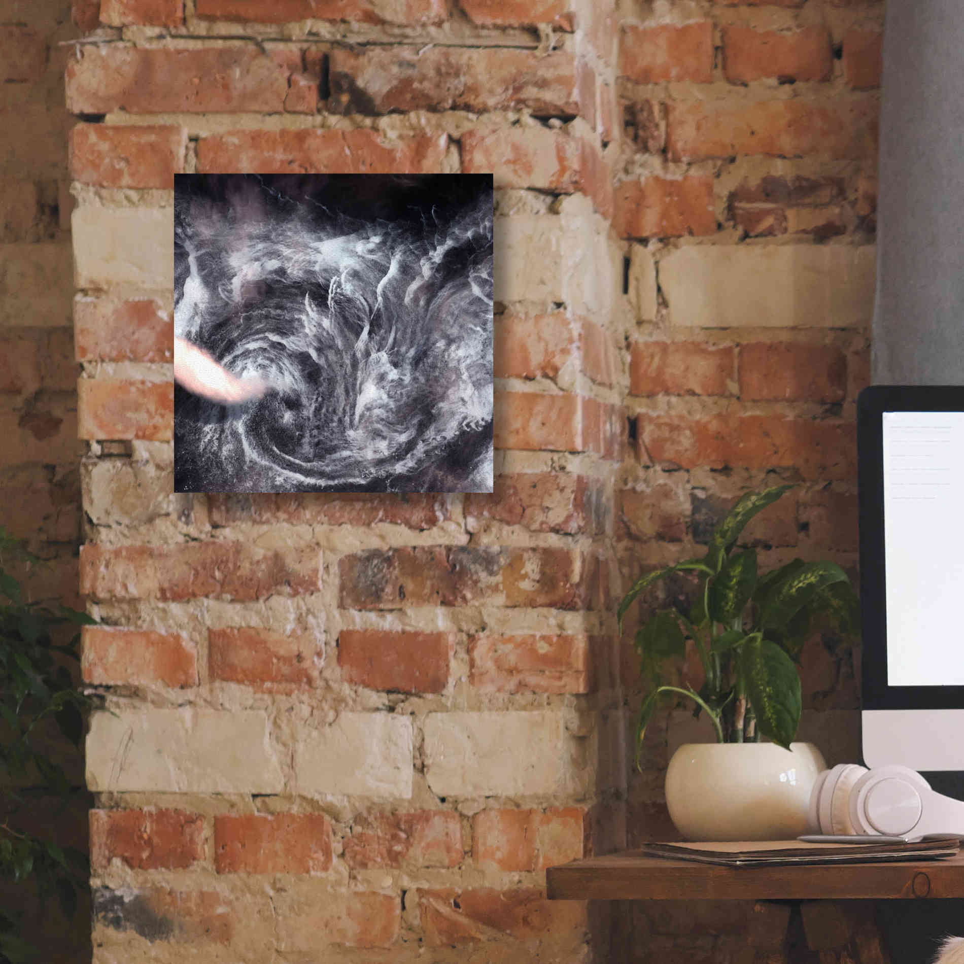 'Earth as Art: Whirlpool in the Air' Canvas Wall Art,12 x 12