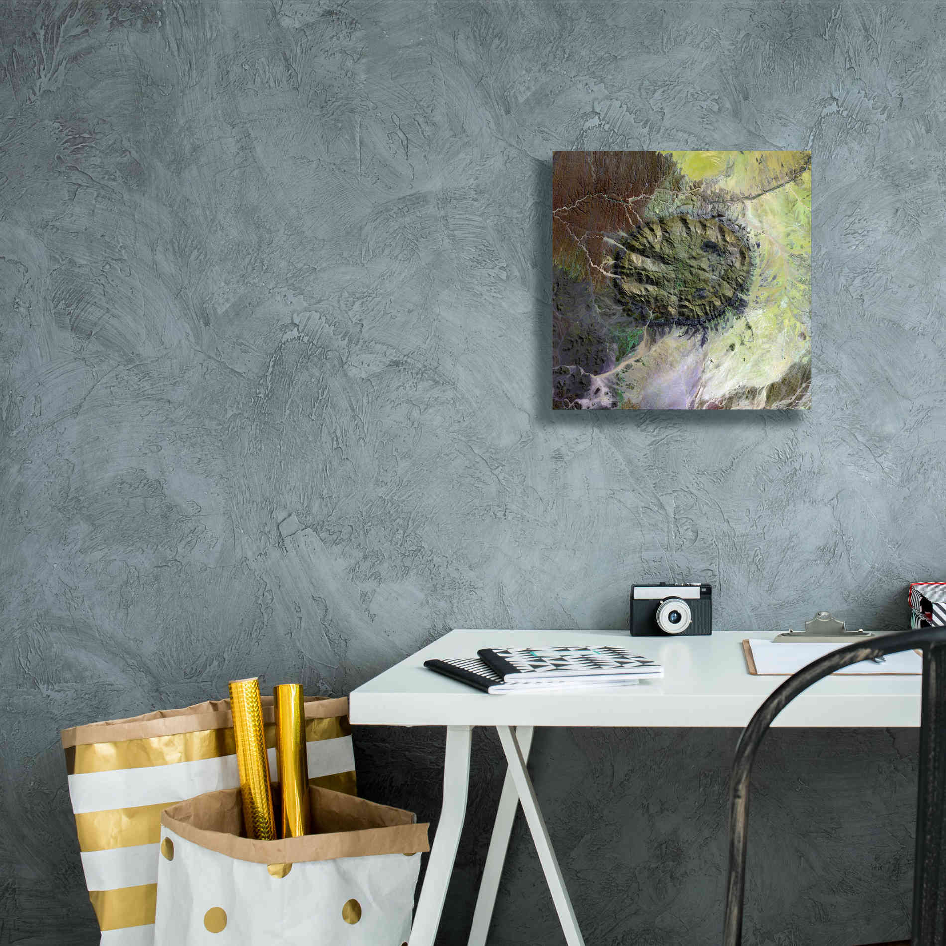 'Earth as Art: Brandberg Massif' Canvas Wall Art,12 x 12