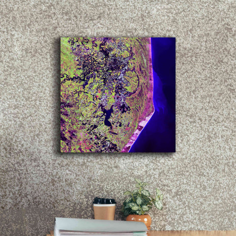 Image of 'Earth as Art: Cabo San Antonio' Canvas Wall Art,18 x 18