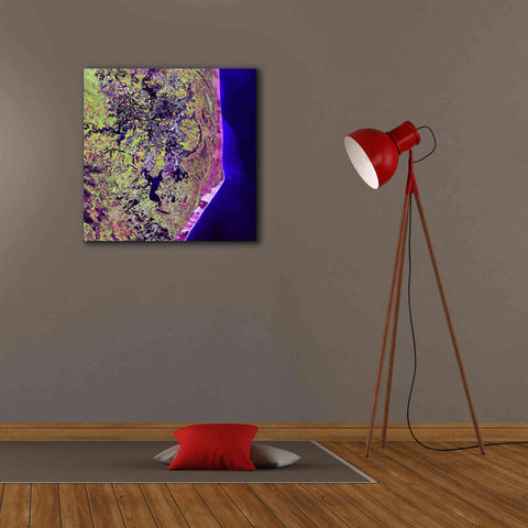 Image of 'Earth as Art: Cabo San Antonio' Canvas Wall Art,26 x 26
