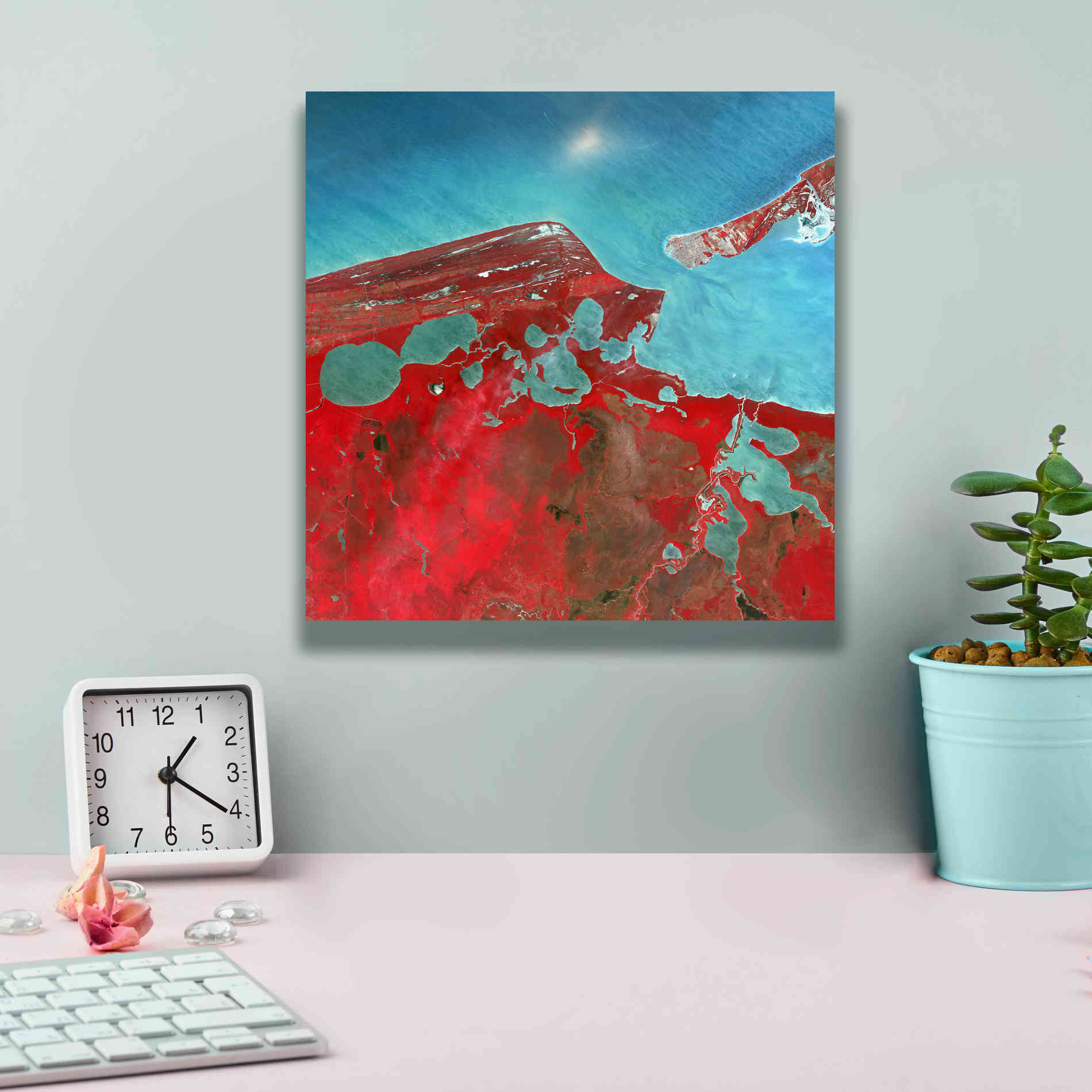 'Earth as Art: Campeche ' Canvas Wall Art,12 x 12