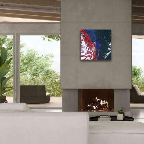 Image of 'Earth as Art: Cancun ' Canvas Wall Art,26 x 26
