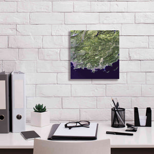 'Earth as Art: Coast France' Canvas Wall Art,12 x 12