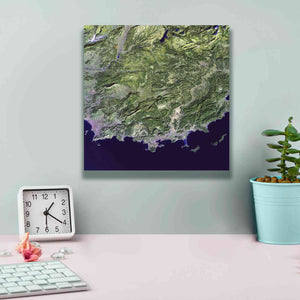 'Earth as Art: Coast France' Canvas Wall Art,12 x 12