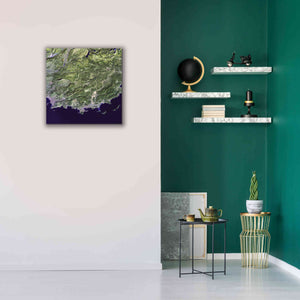 'Earth as Art: Coast France' Canvas Wall Art,26 x 26