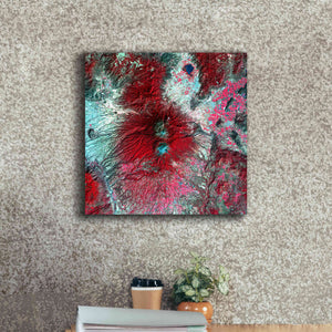 'Earth as Art: Colima Volcano' Canvas Wall Art,18 x 18