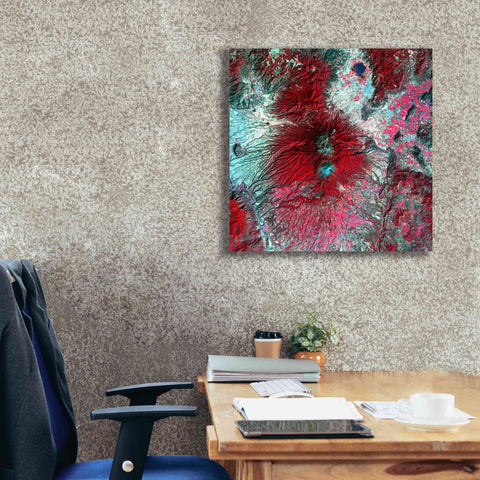 Image of 'Earth as Art: Colima Volcano' Canvas Wall Art,26 x 26