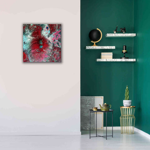 Image of 'Earth as Art: Colima Volcano' Canvas Wall Art,26 x 26