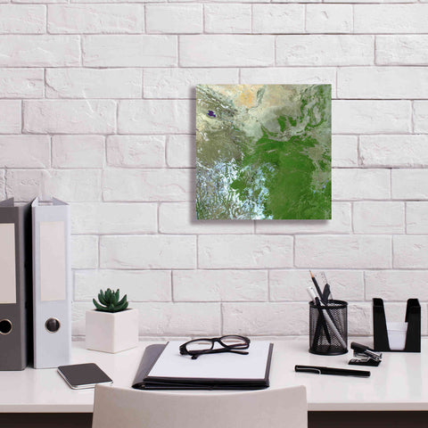 Image of 'Earth as Art: Eastern Asia' Canvas Wall Art,12 x 12