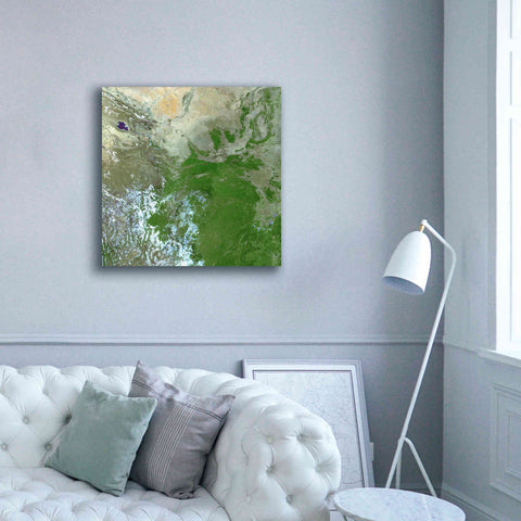 Image of 'Earth as Art: Eastern Asia' Canvas Wall Art,37 x 37