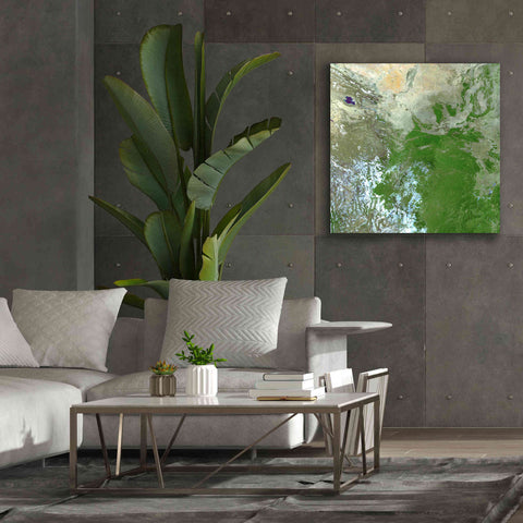 Image of 'Earth as Art: Eastern Asia' Canvas Wall Art,37 x 37
