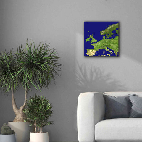 Image of 'Earth as Art: Europe ' Canvas Wall Art,18 x 18
