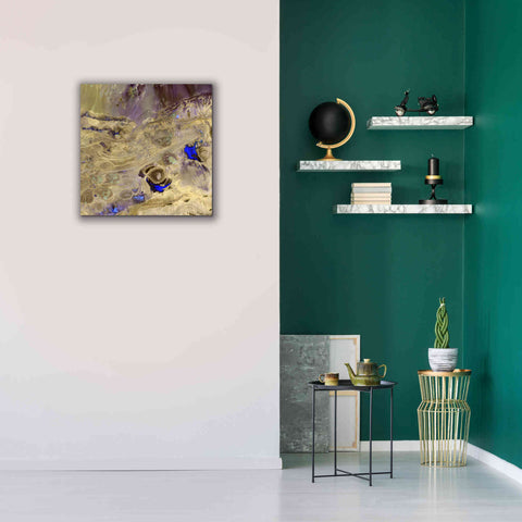 Image of 'Earth as Art: Great Salt Desert' Canvas Wall Art,26 x 26
