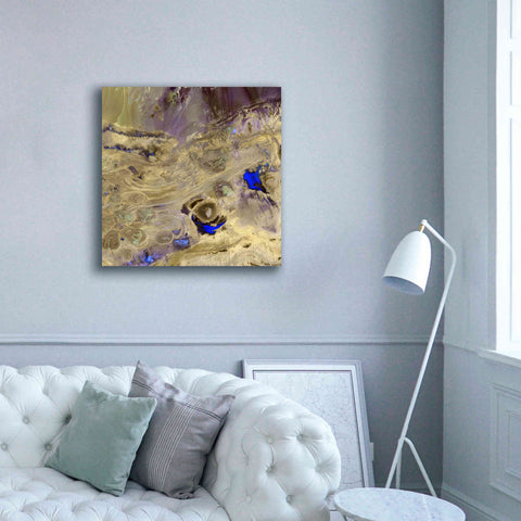 Image of 'Earth as Art: Great Salt Desert' Canvas Wall Art,37 x 37