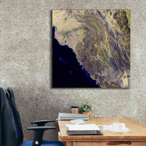 'Earth as Art: Harrat Al Birk' Canvas Wall Art,37 x 37