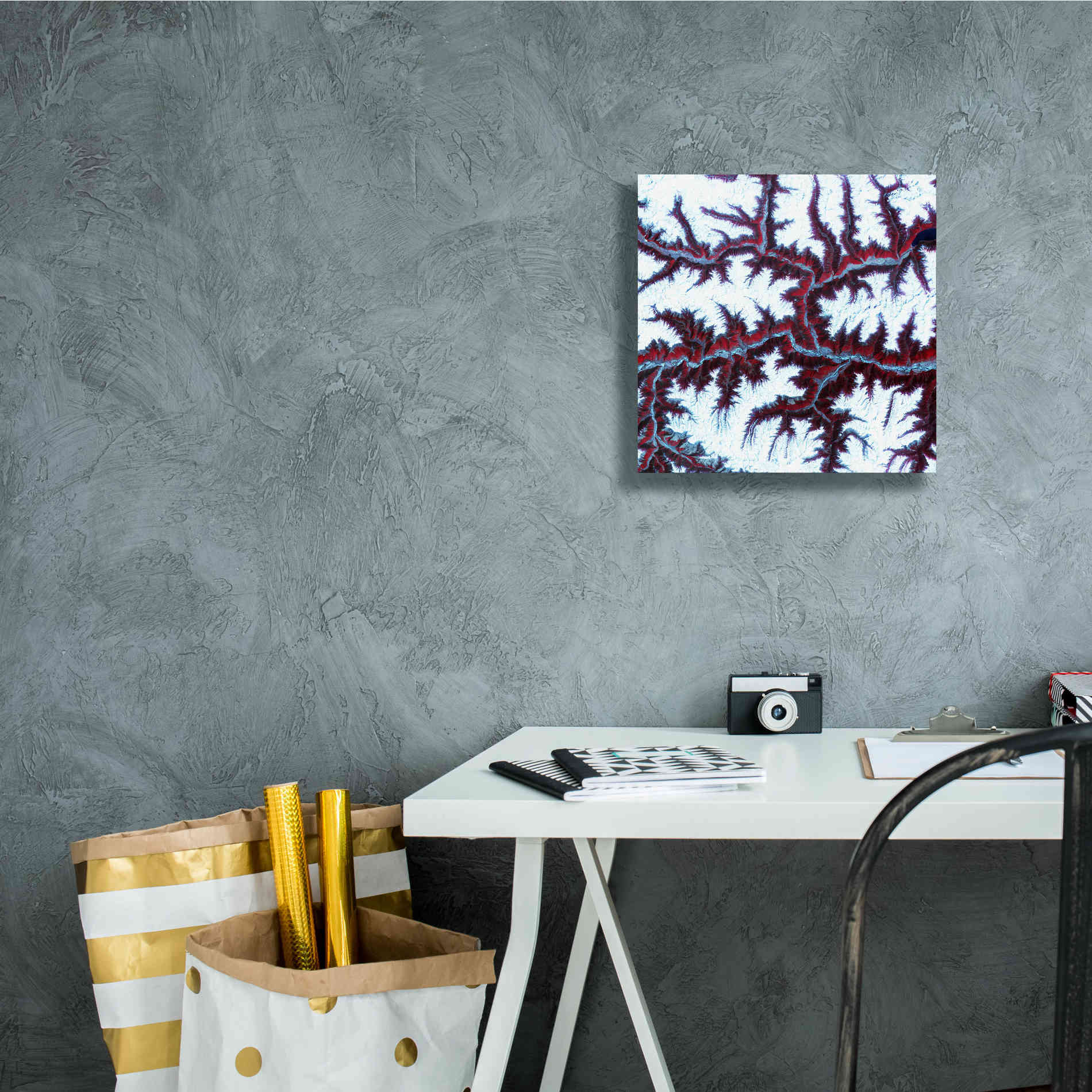 'Earth as Art: Himalayas ' Canvas Wall Art,12 x 12
