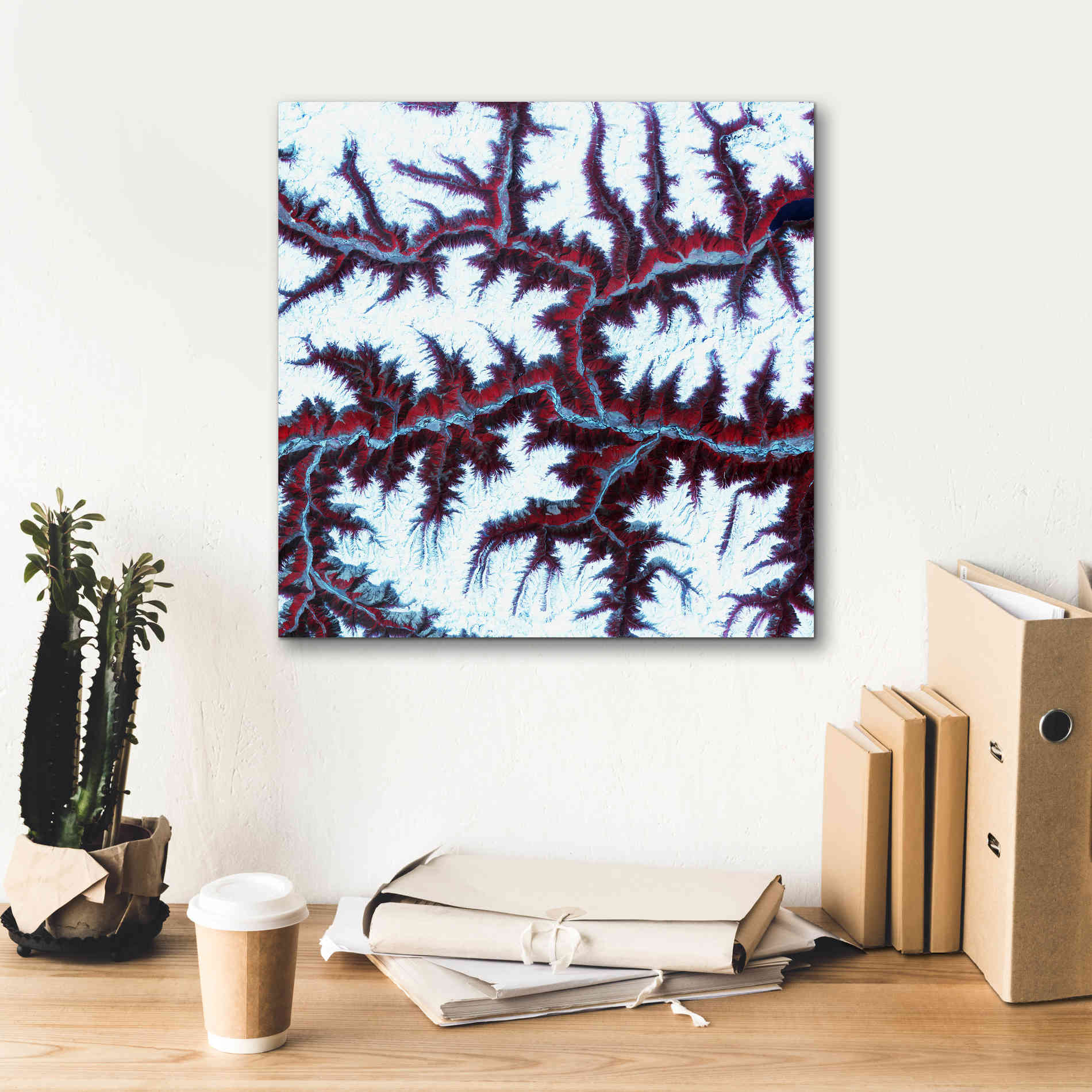 'Earth as Art: Himalayas ' Canvas Wall Art,18 x 18