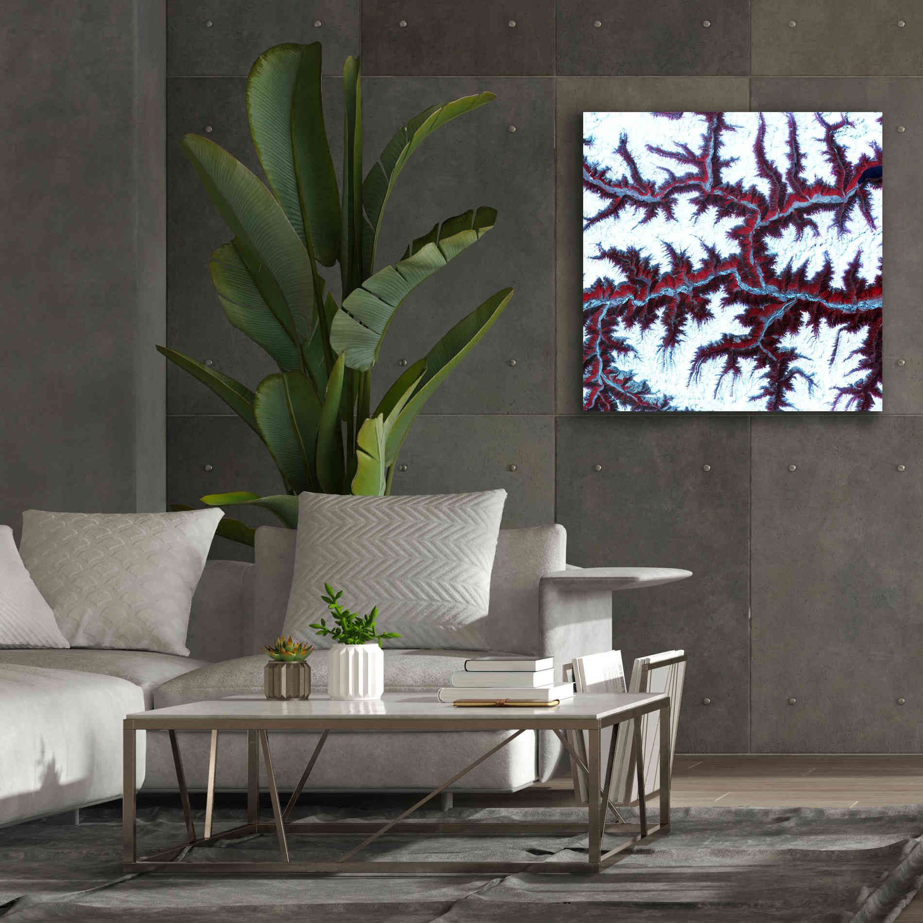 'Earth as Art: Himalayas ' Canvas Wall Art,37 x 37