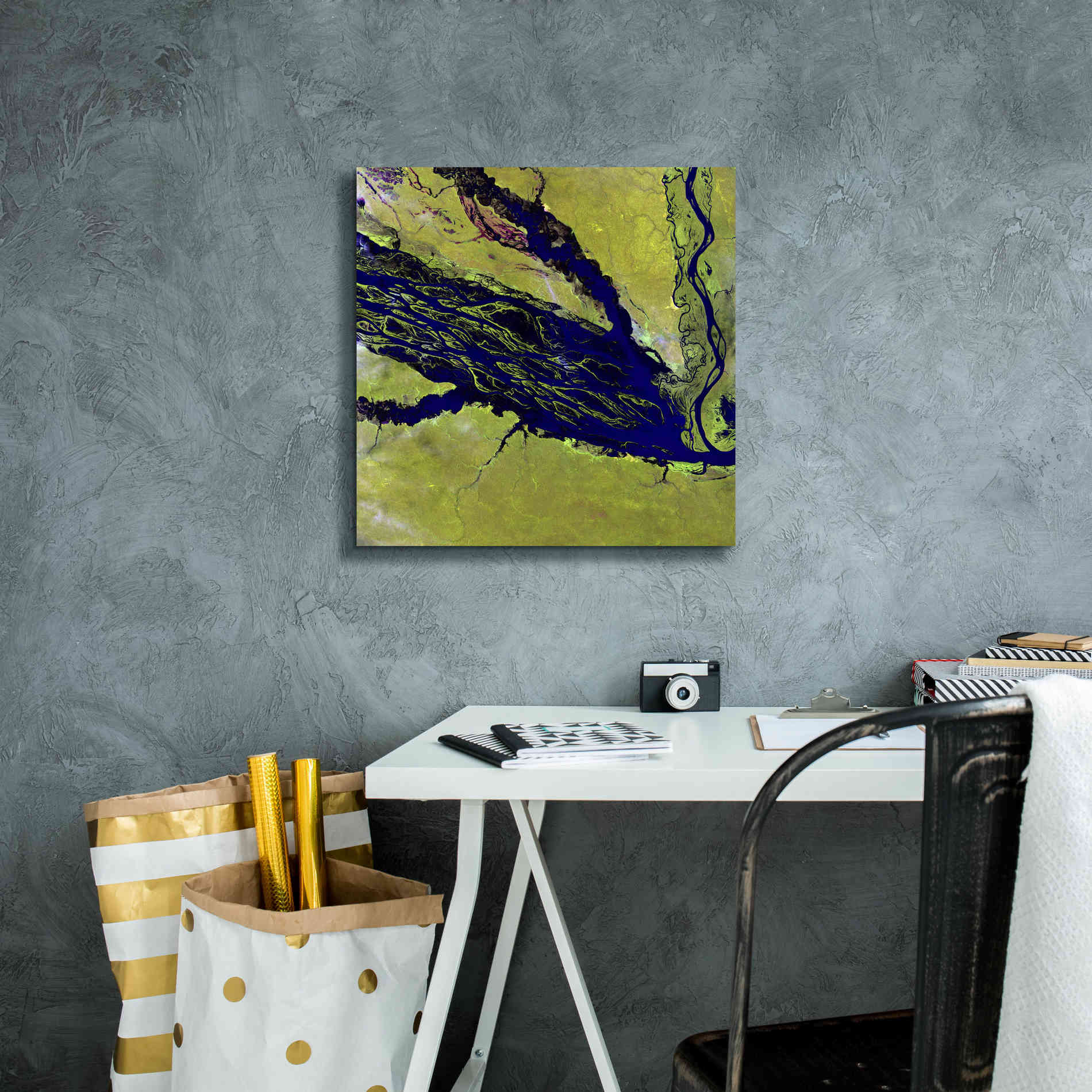 'Earth as Art: Jau Park' Canvas Wall Art,18 x 18