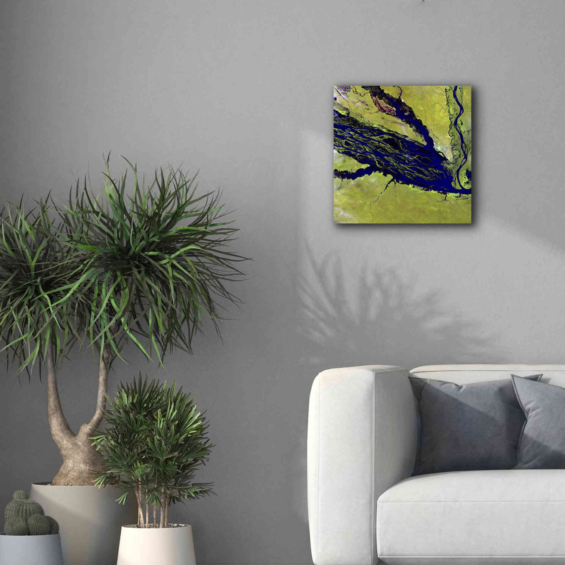 'Earth as Art: Jau Park' Canvas Wall Art,18 x 18