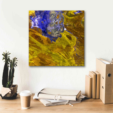 Image of 'Earth as Art: Lake Disappointment' Canvas Wall Art,18 x 18