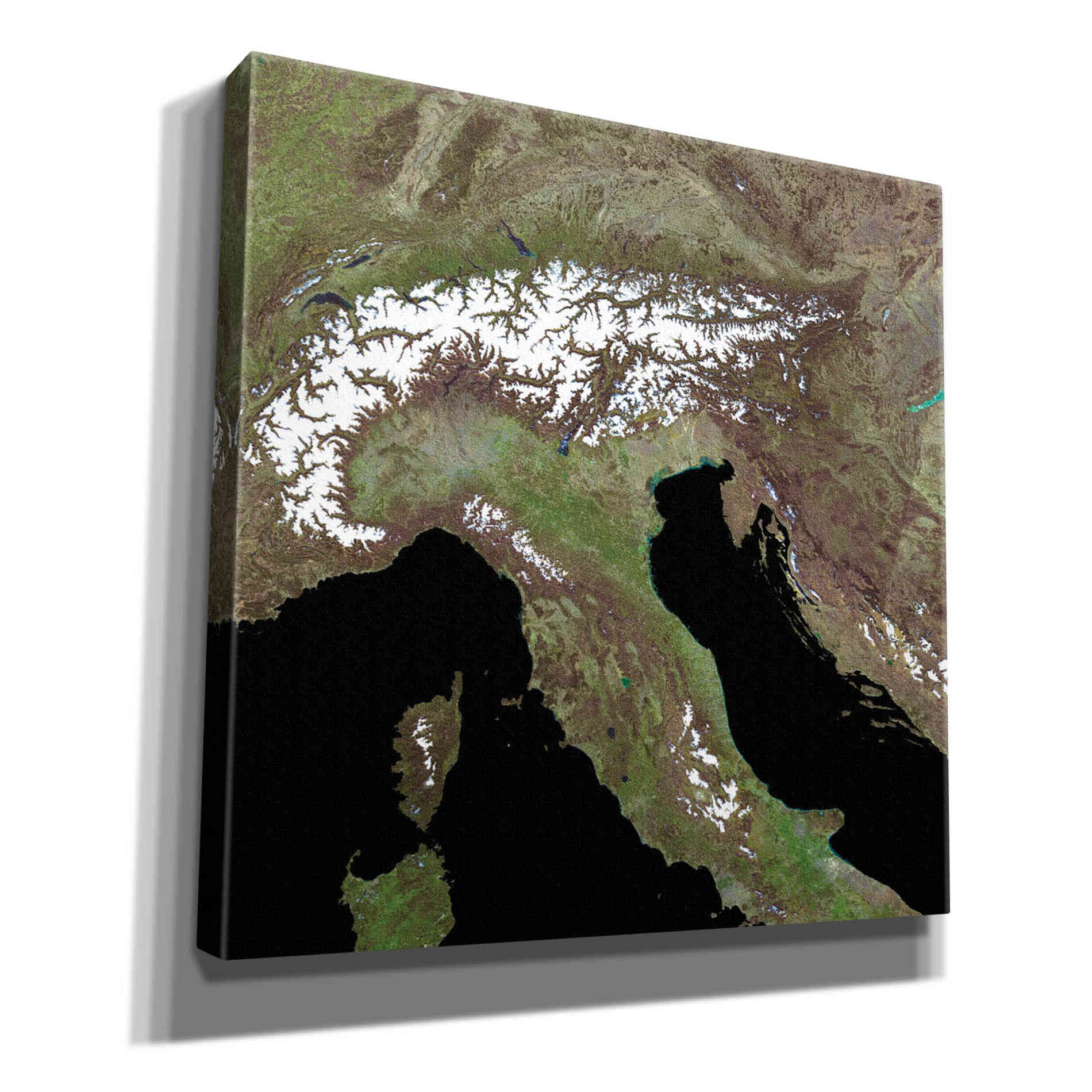 'Earth as Art: Mediterranean Sea' Canvas Wall Art