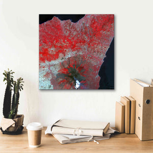 'Earth as Art: Mt. Etna' Canvas Wall Art,18 x 18