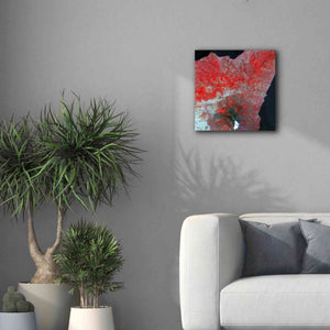 'Earth as Art: Mt. Etna' Canvas Wall Art,18 x 18