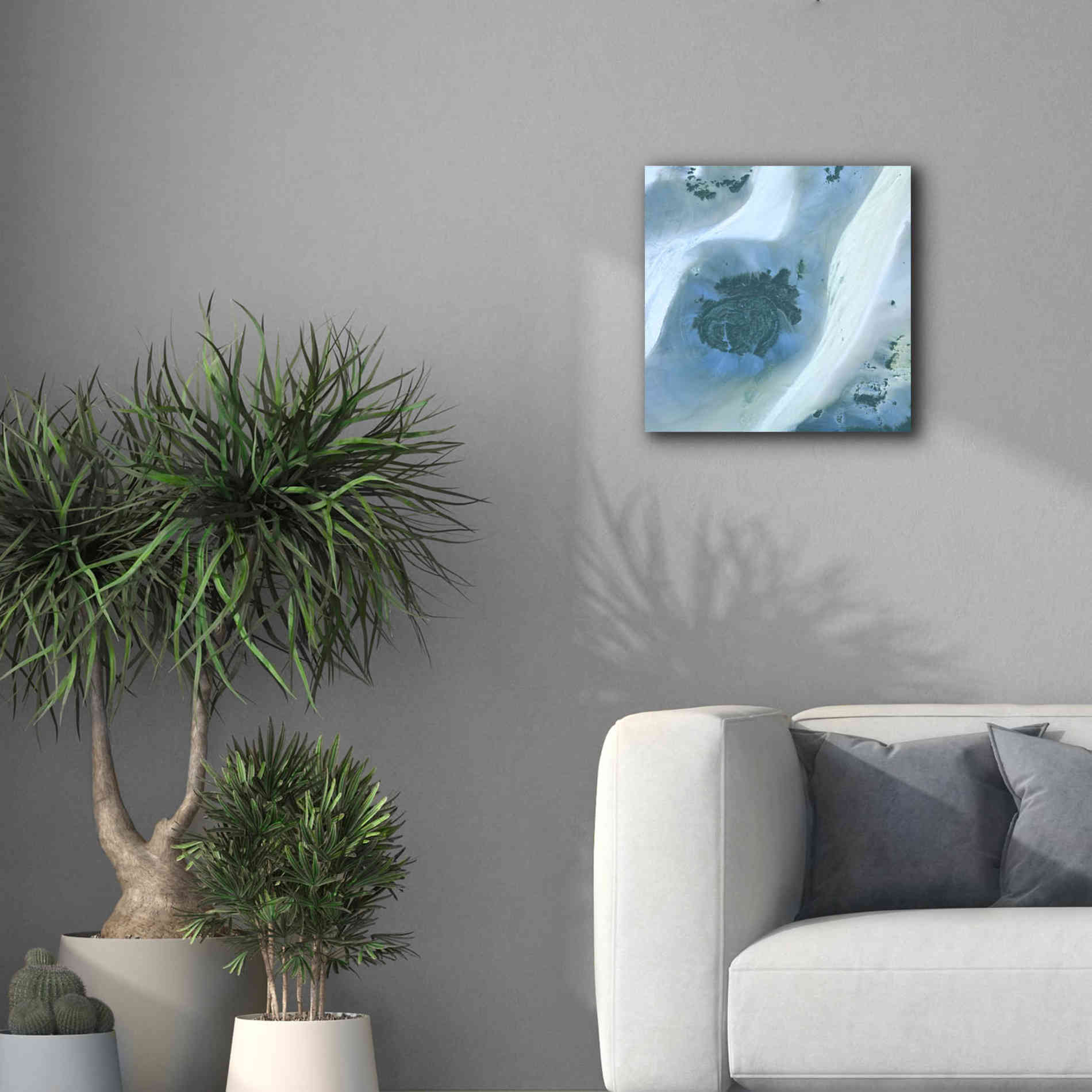 'Earth as Art: Sahara Desert' Canvas Wall Art,18 x 18