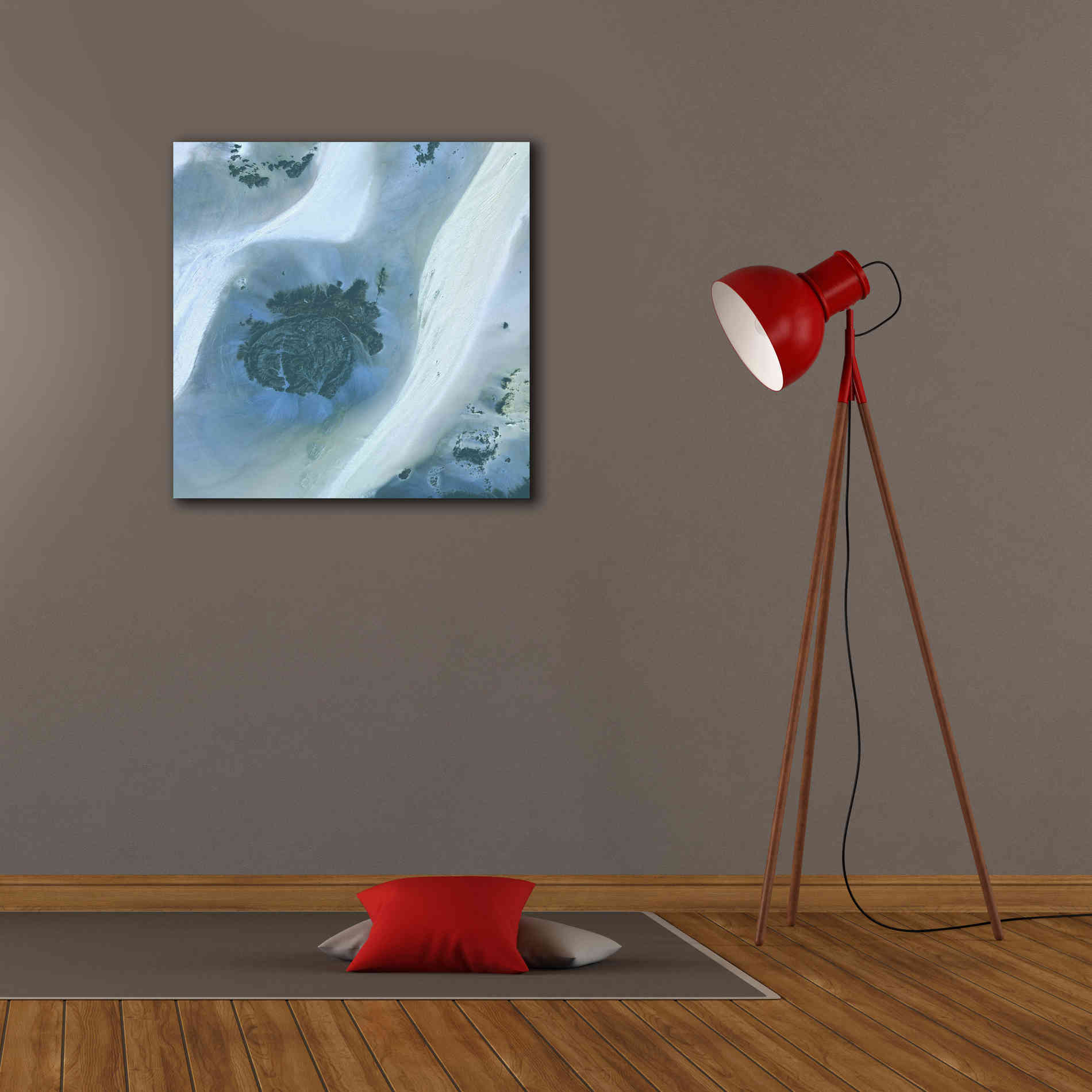 'Earth as Art: Sahara Desert' Canvas Wall Art,26 x 26