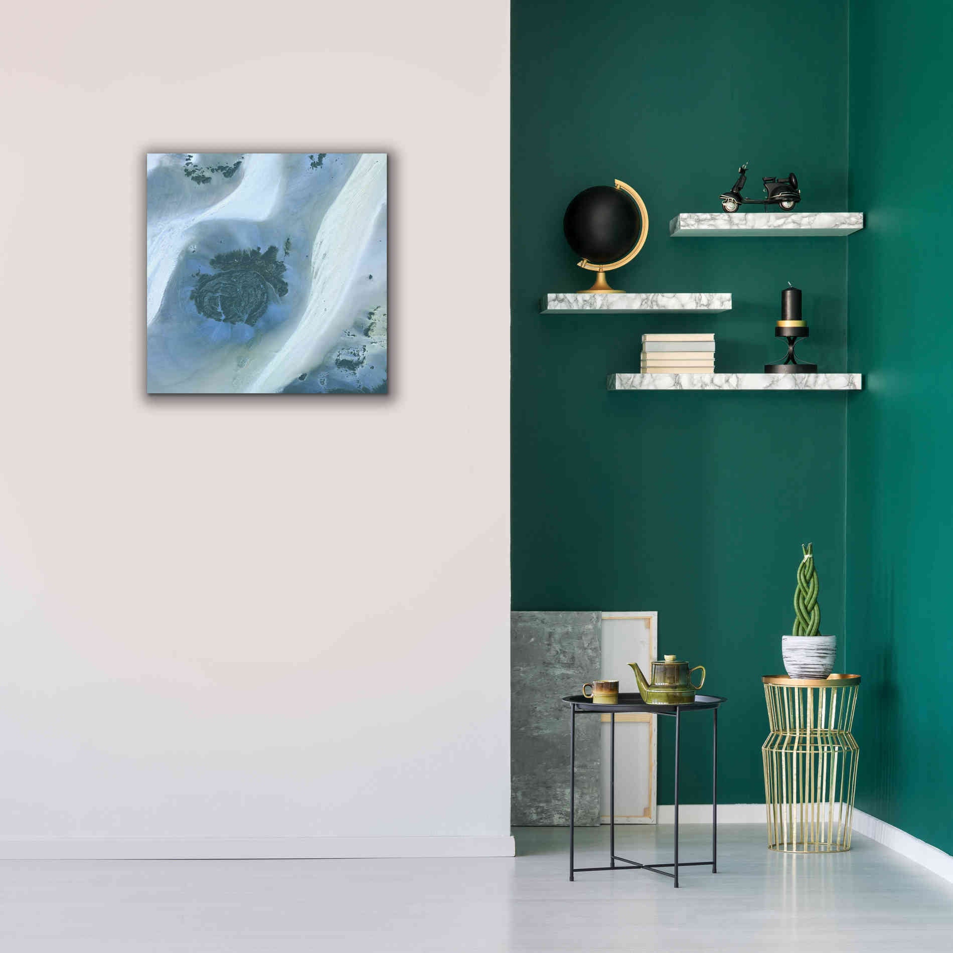 'Earth as Art: Sahara Desert' Canvas Wall Art,26 x 26