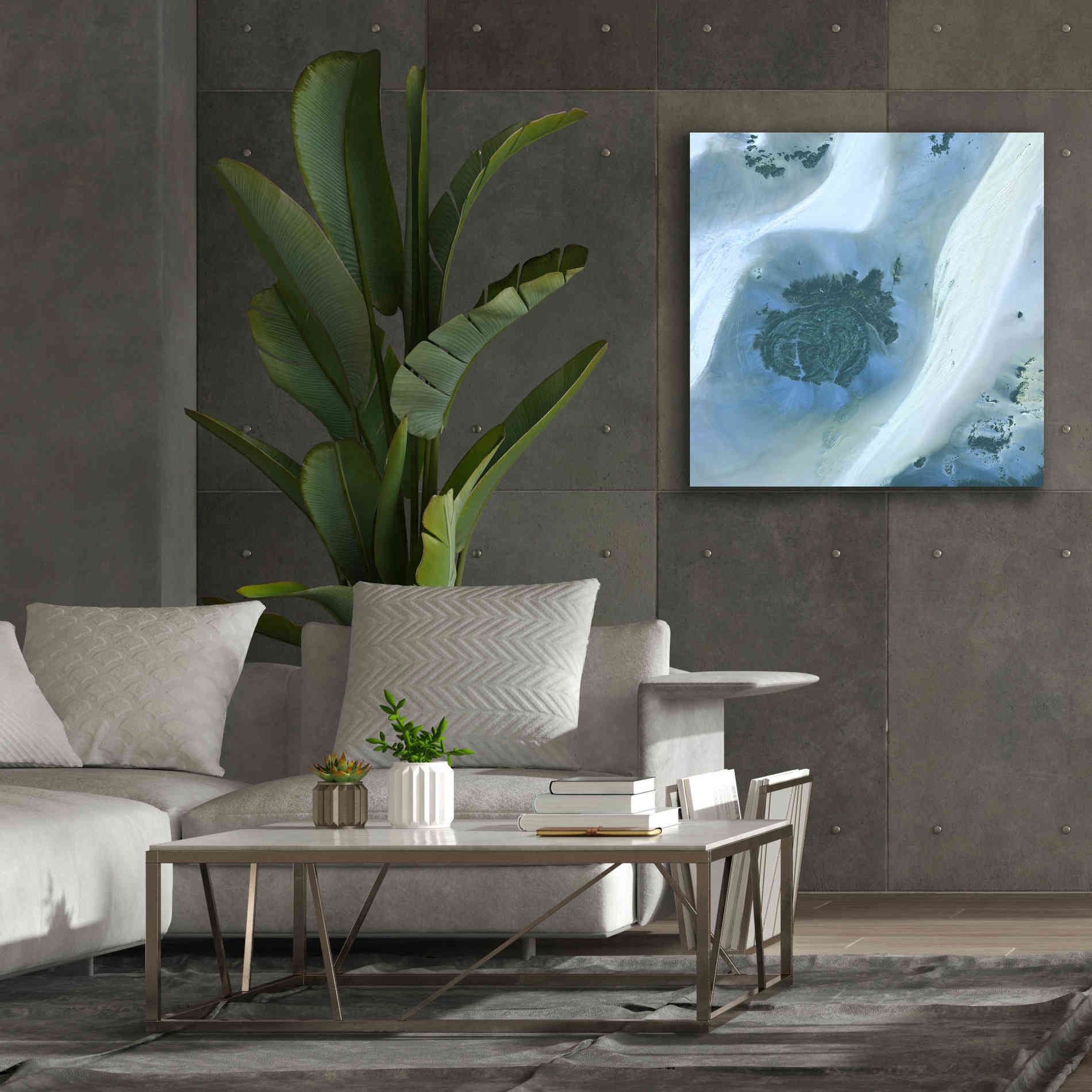 'Earth as Art: Sahara Desert' Canvas Wall Art,37 x 37