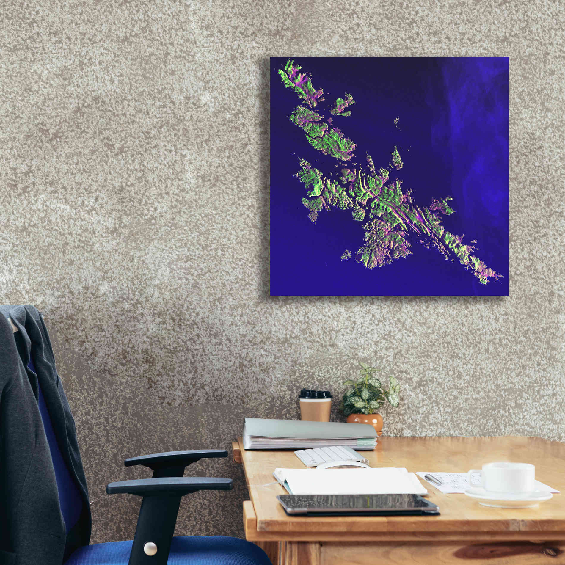 'Earth as Art: Shetland Islands' Canvas Wall Art,26 x 26