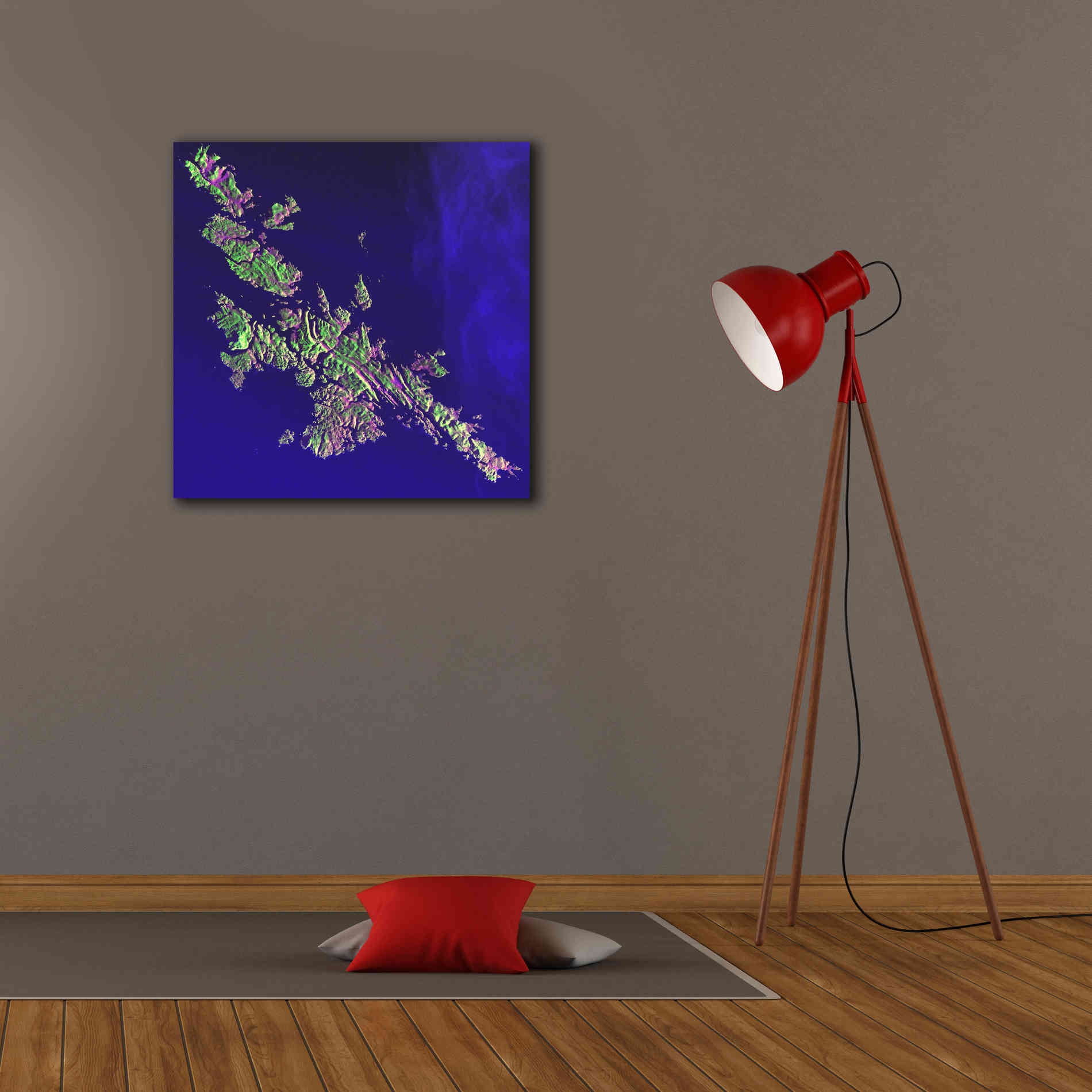 'Earth as Art: Shetland Islands' Canvas Wall Art,26 x 26