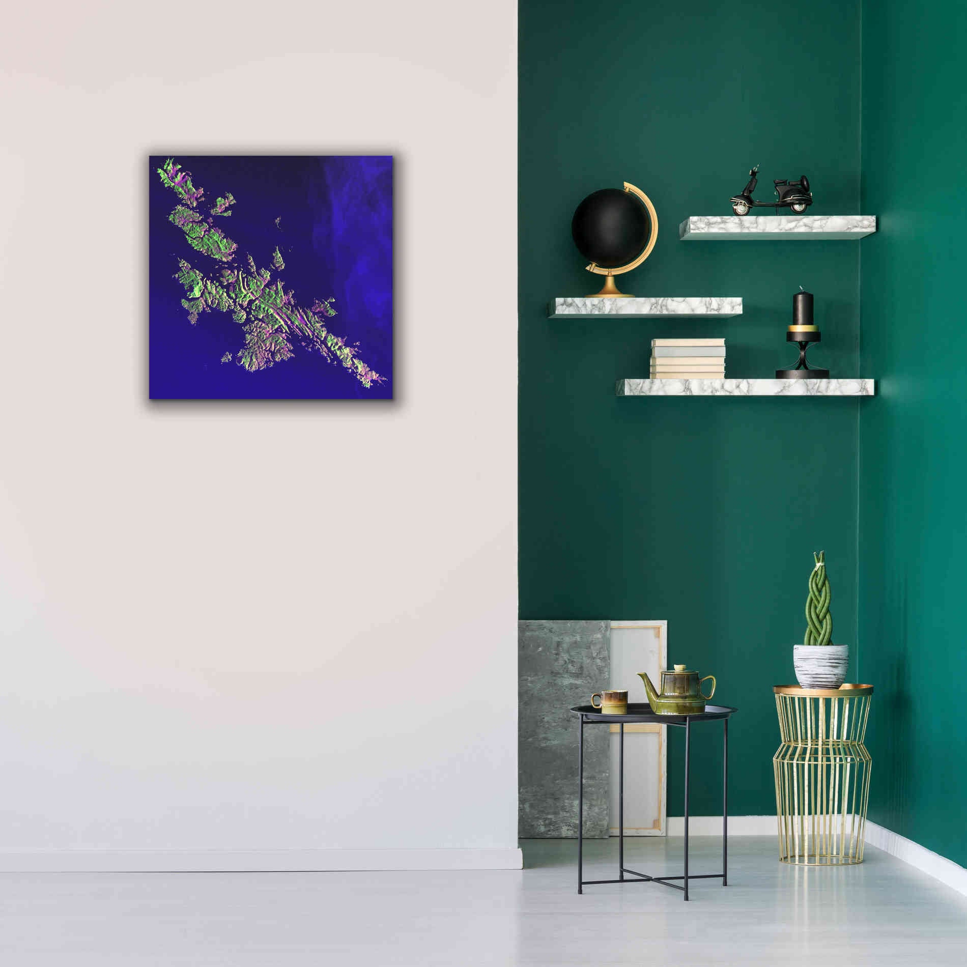 'Earth as Art: Shetland Islands' Canvas Wall Art,26 x 26