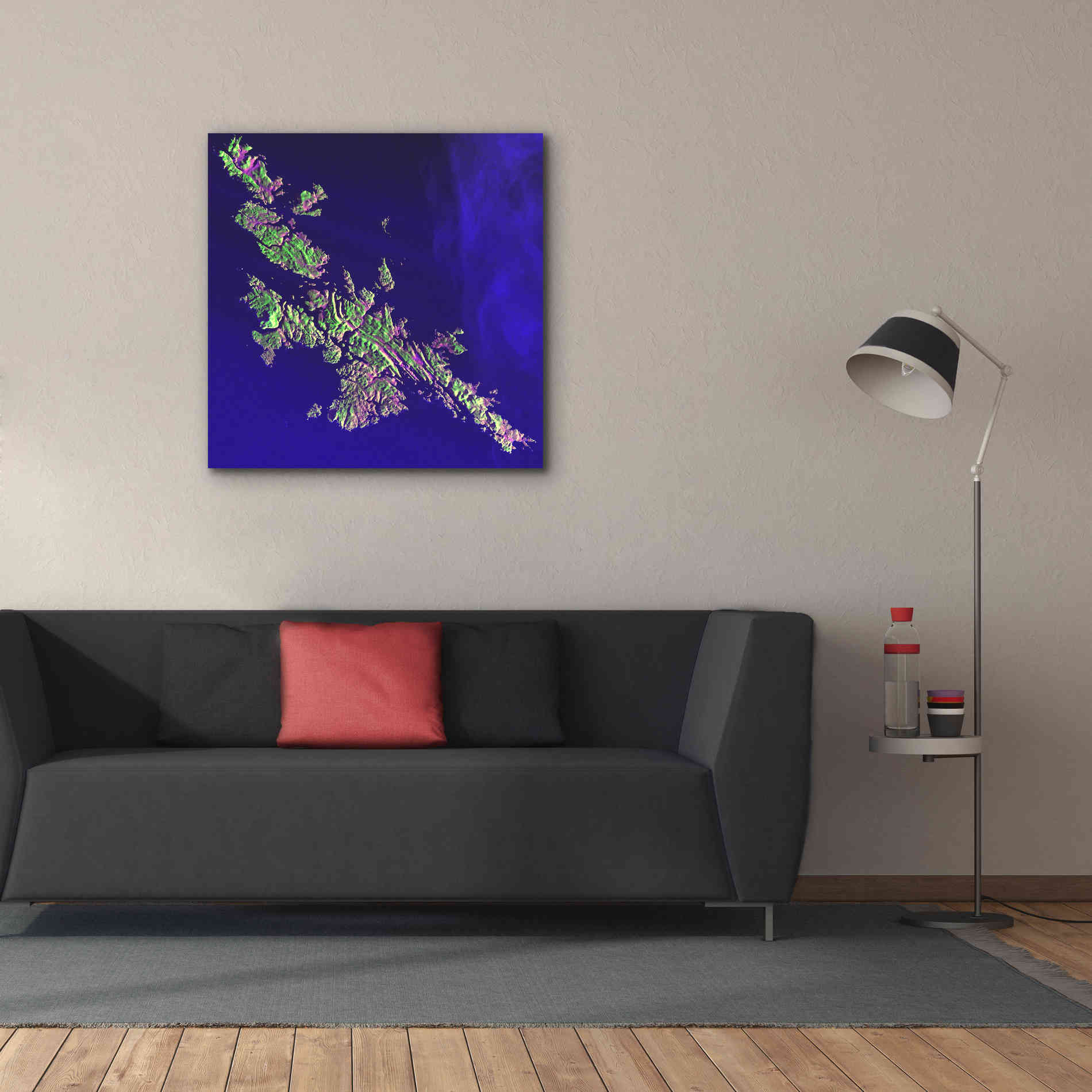 'Earth as Art: Shetland Islands' Canvas Wall Art,37 x 37