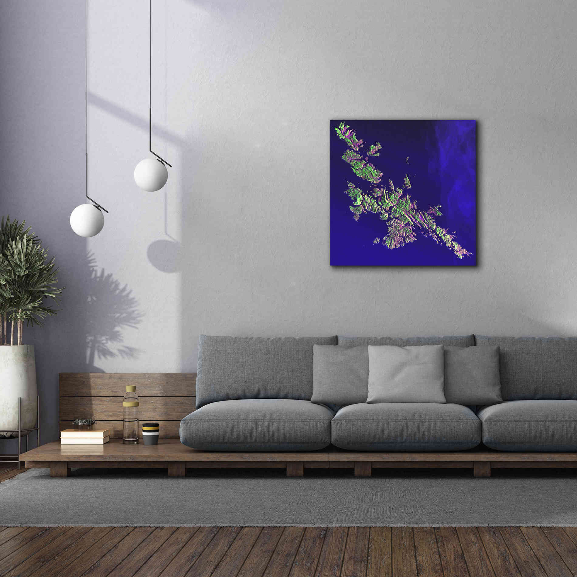 'Earth as Art: Shetland Islands' Canvas Wall Art,37 x 37
