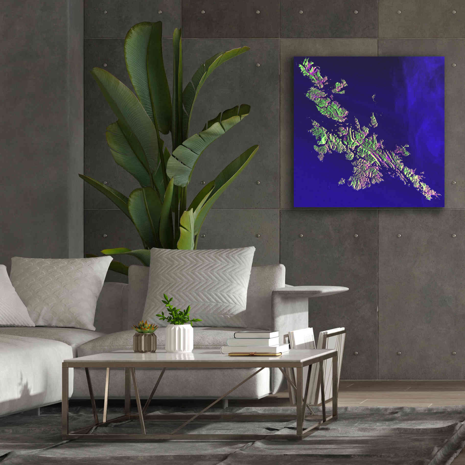 'Earth as Art: Shetland Islands' Canvas Wall Art,37 x 37