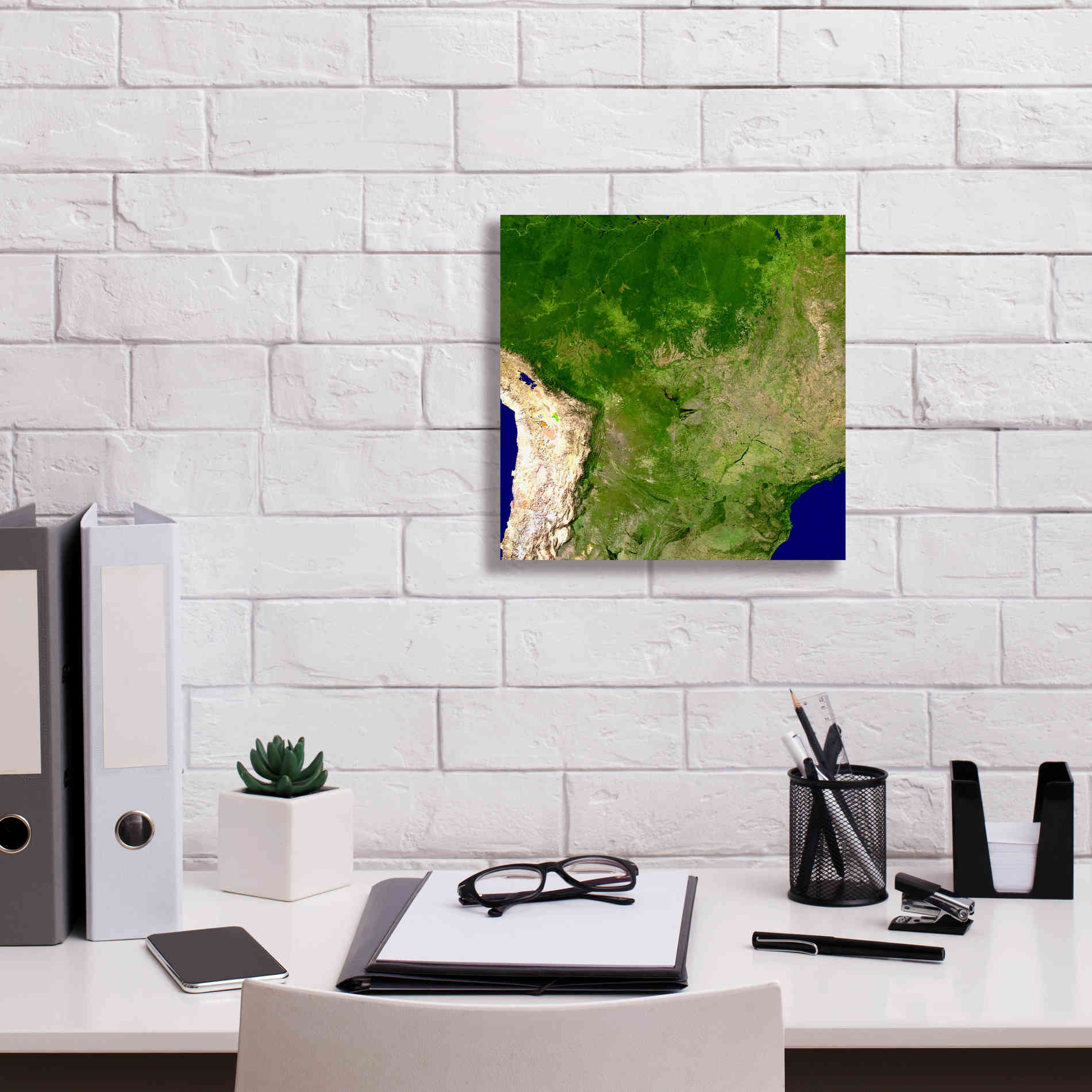 'Earth as Art: South America' Canvas Wall Art,12 x 12