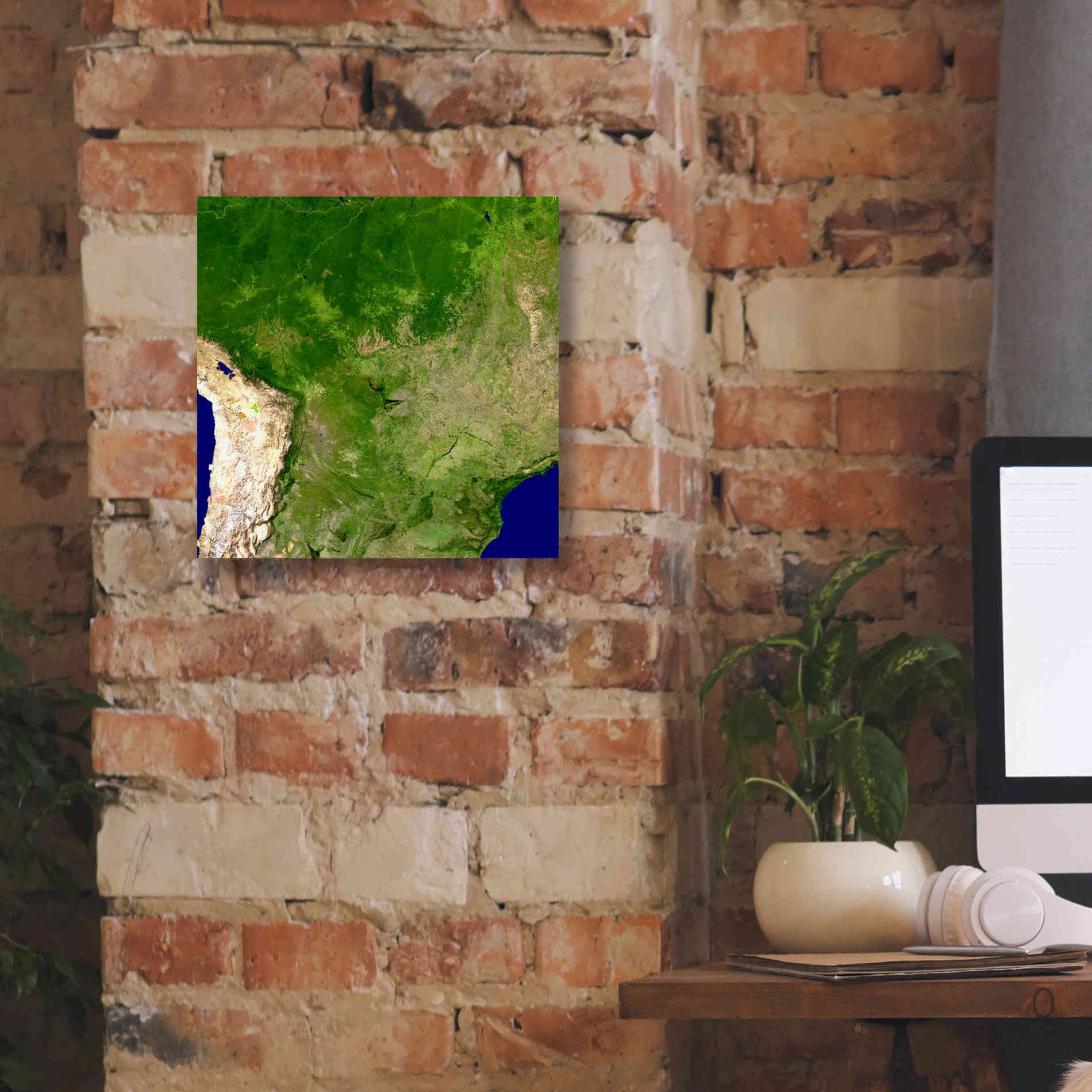 'Earth as Art: South America' Canvas Wall Art,12 x 12