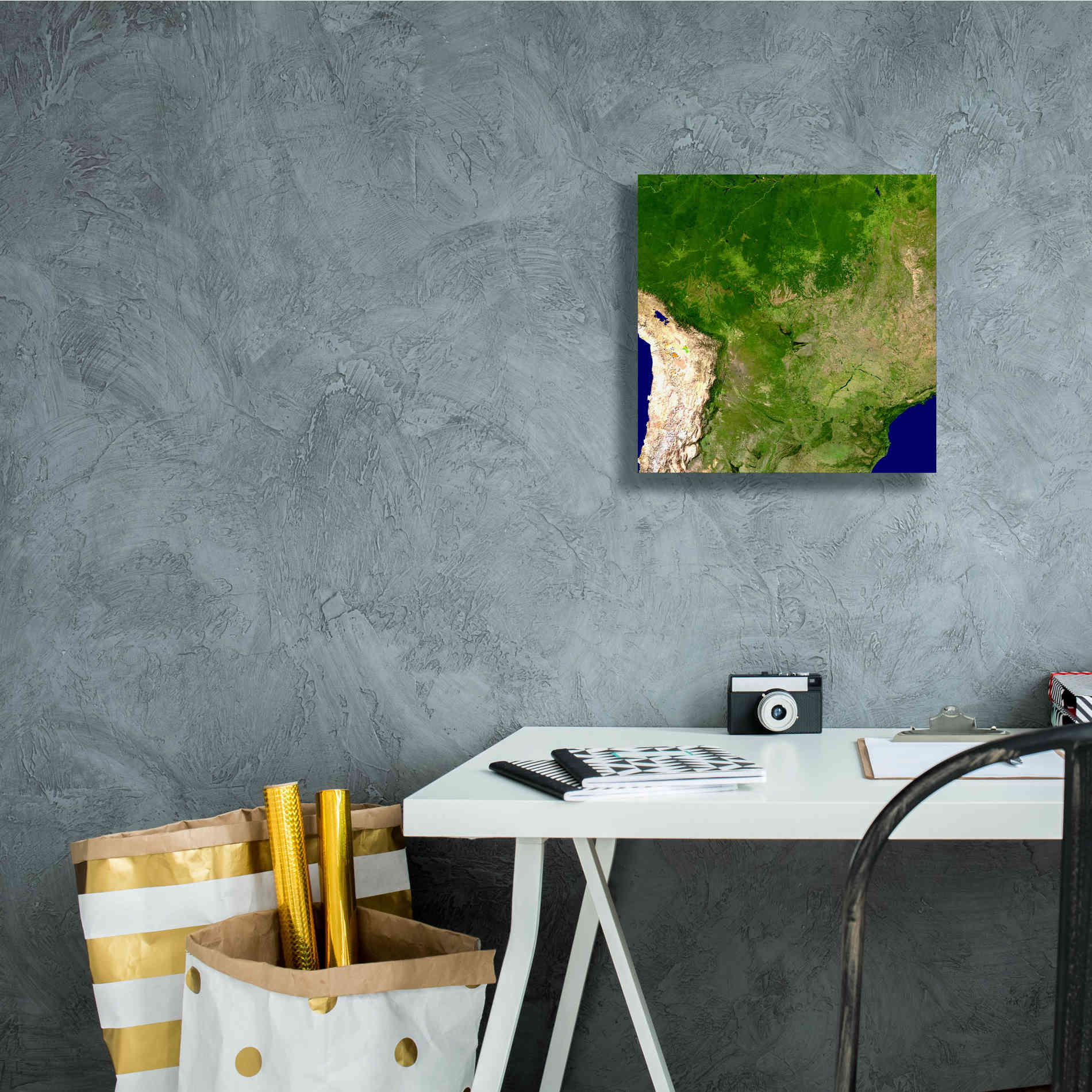 'Earth as Art: South America' Canvas Wall Art,12 x 12