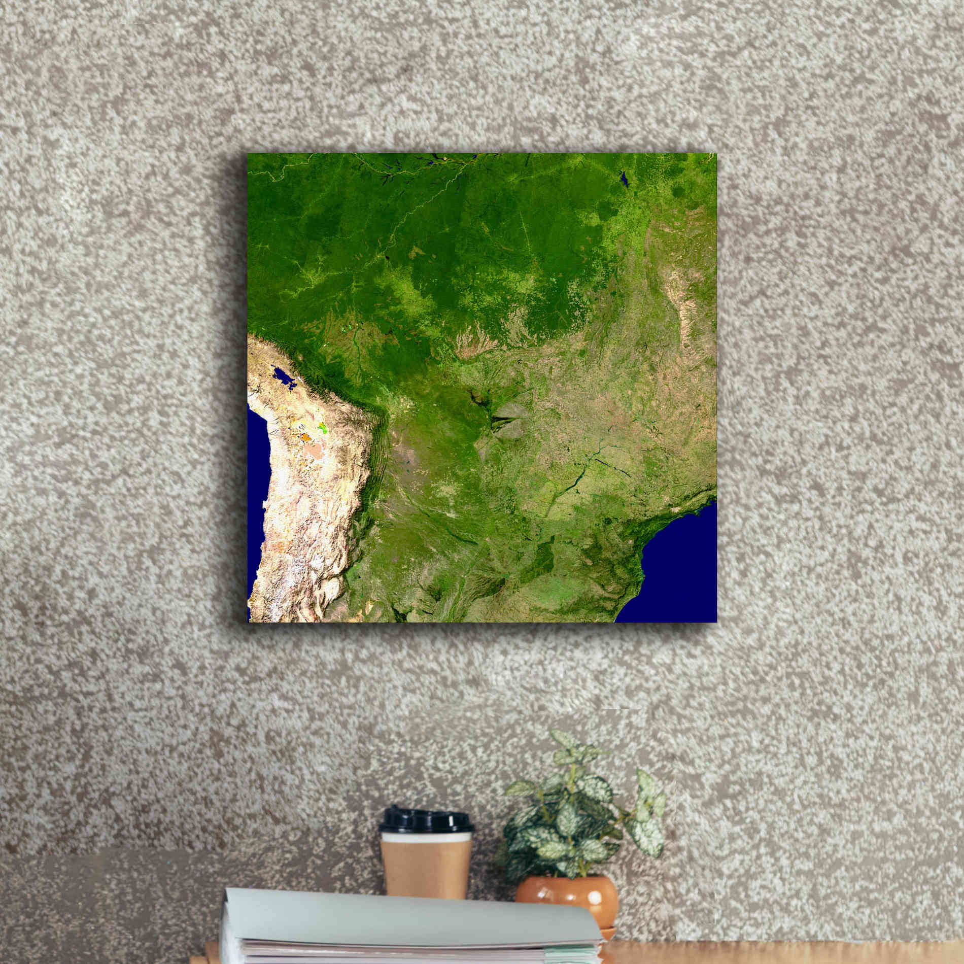'Earth as Art: South America' Canvas Wall Art,18 x 18