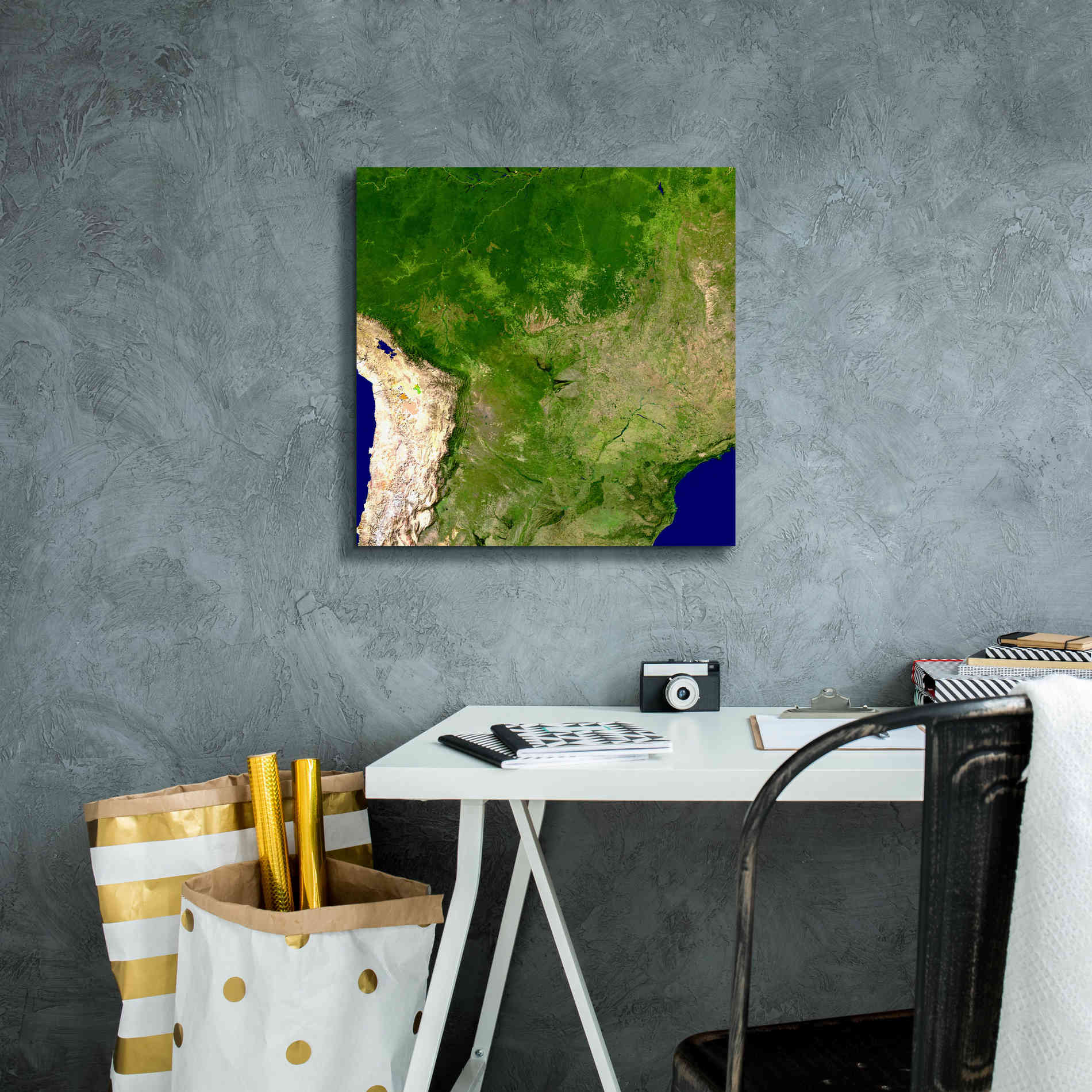 'Earth as Art: South America' Canvas Wall Art,18 x 18