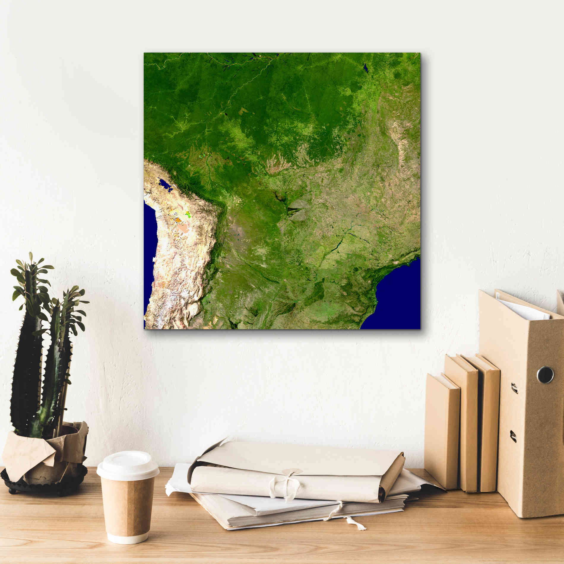 'Earth as Art: South America' Canvas Wall Art,18 x 18