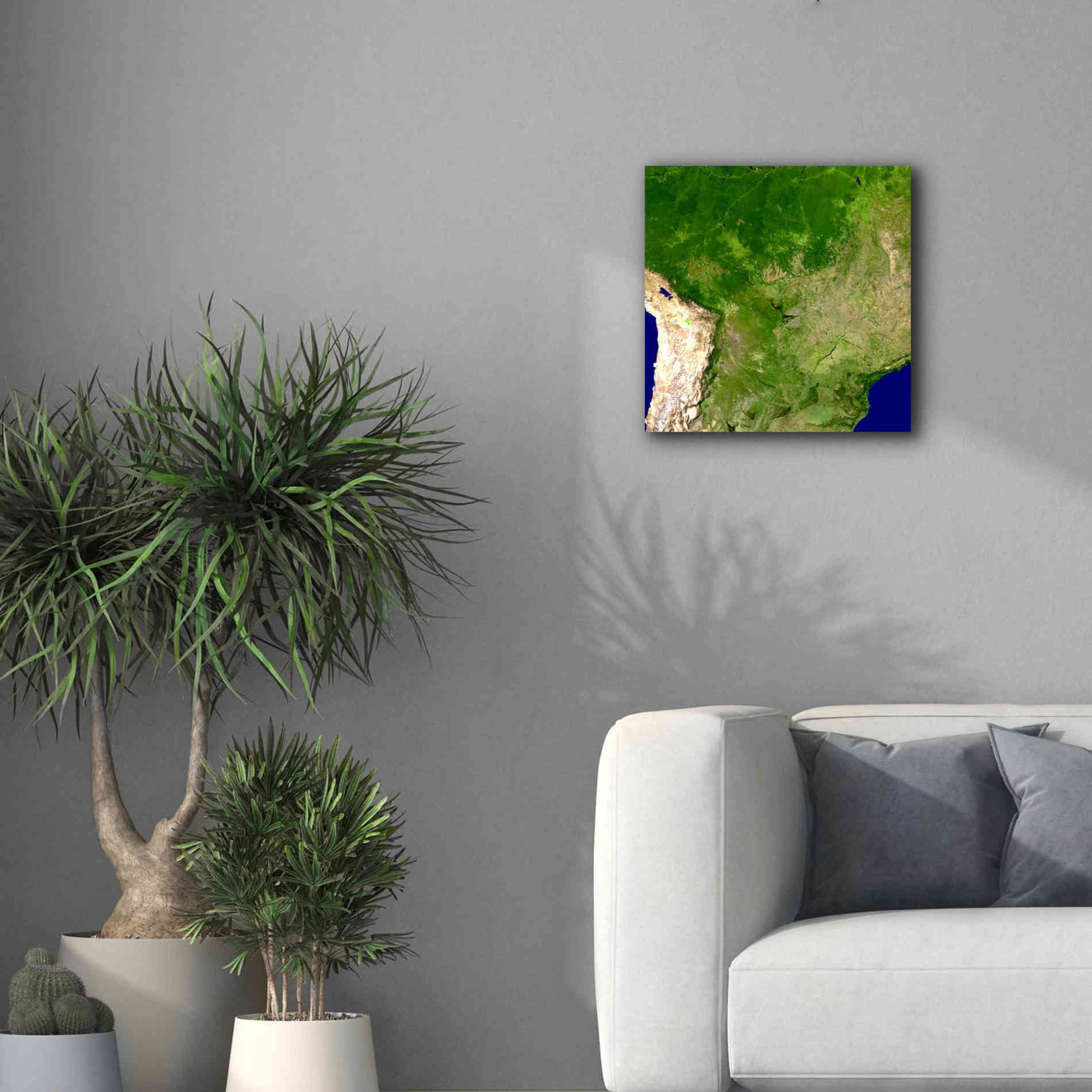 'Earth as Art: South America' Canvas Wall Art,18 x 18