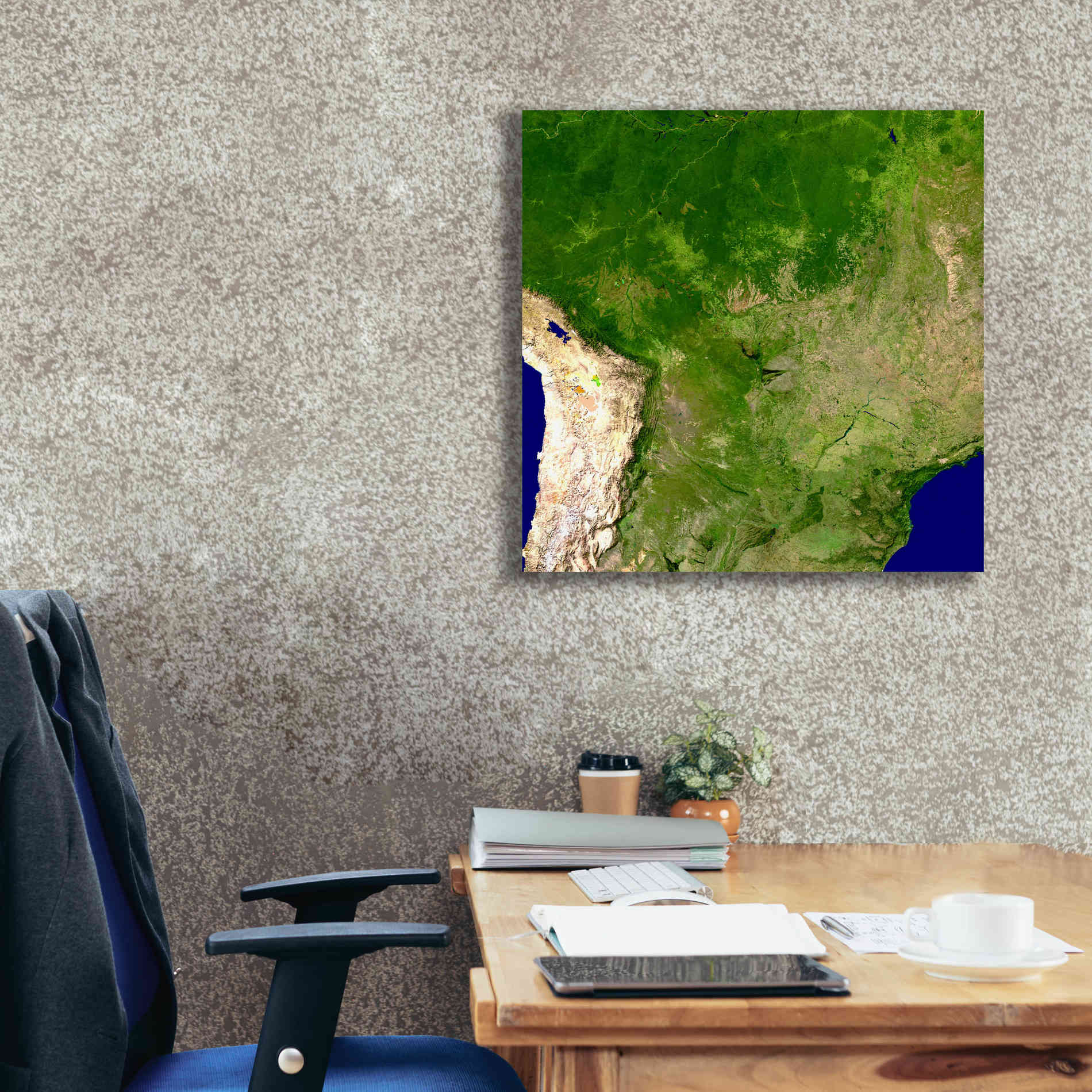 'Earth as Art: South America' Canvas Wall Art,26 x 26