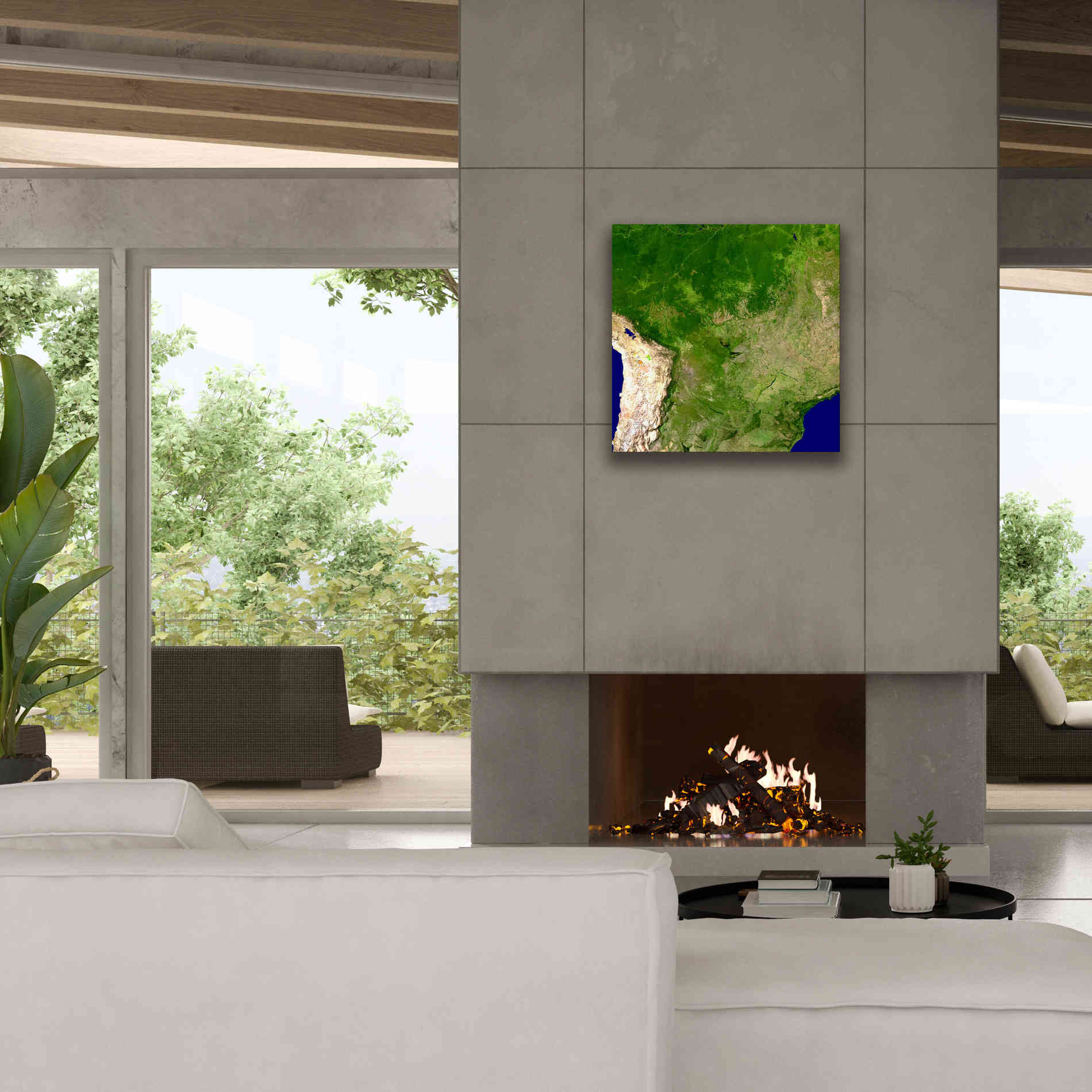 'Earth as Art: South America' Canvas Wall Art,26 x 26